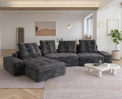 Deluxe 4 -5 Seater Adjustable Cloud Sectional Sofas