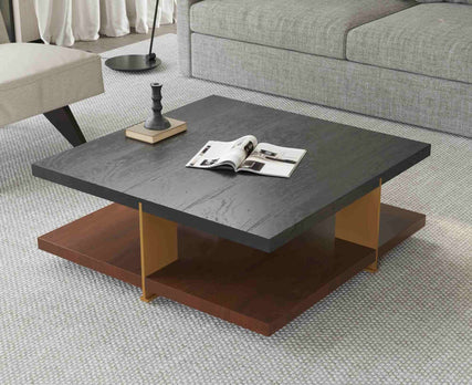 Sqaure with 3 leg Classica Square Wood Coffee Table
