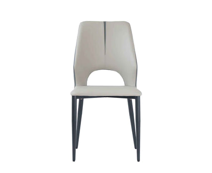 Luxury Modern Hotel Restaurant Dining Room Chair Leather Sillas De Comedor With Metal Leg