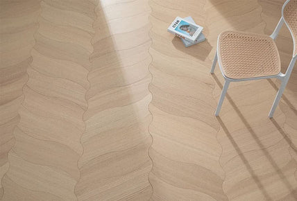 North American Oak Natural Solid Wood Flooring Special Shaped Parquet Large Leaf Shape