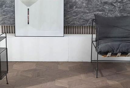 Premium European Walnut Engineered Parquet Flooring for Interiors