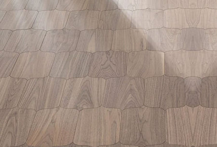 Premium Black Walnut Parquet Engineered Wood Flooring Brushed Interior Floor