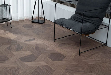Black Walnut Engineered Parquet Flooring Manufacturer Factory Supply