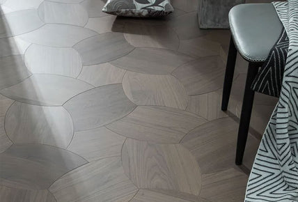 Best-Selling Solid Wood Composite Flooring - Black Walnut with Lotus Pattern Engineering Flooring