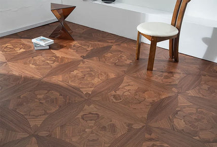 Black Walnut Anne Combination Heterosexual Parquet Series Wood Flooring