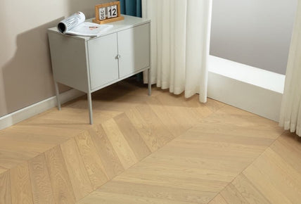 Nordic Light Oak Chevron Engineered Wood Flooring