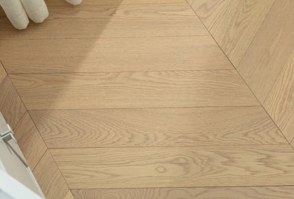 Nordic Light Oak Chevron Engineered Wood Flooring