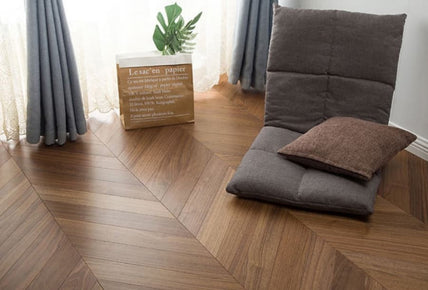 Premium Walnut Chevron Engineered Wood Flooring