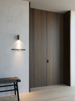High End Custom Finished Wood Pivot Door For Modern Interiors
