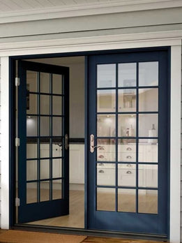 Contemporary French Style Double Door For Luxury Kitchen Entrances